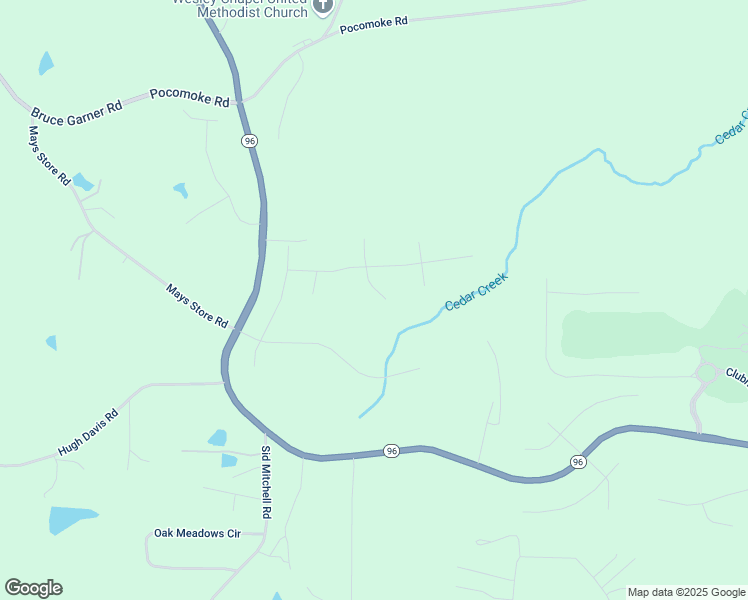 map of restaurants, bars, coffee shops, grocery stores, and more near 25 Granite Drive in Franklinton