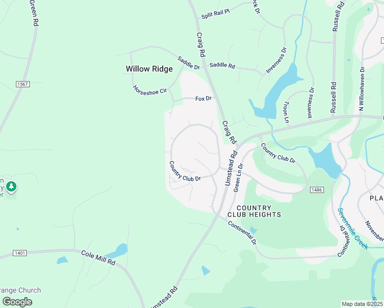 map of restaurants, bars, coffee shops, grocery stores, and more near 716 Continental Drive in Durham