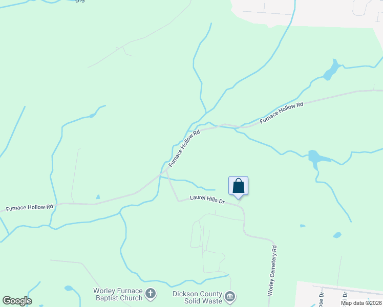 map of restaurants, bars, coffee shops, grocery stores, and more near 671-719 Furnace Hollow Road in Dickson