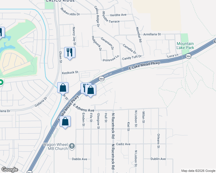 map of restaurants, bars, coffee shops, grocery stores, and more near 924 Calville Estates Court in Henderson