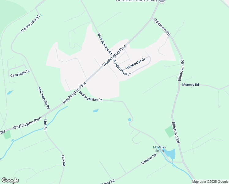 map of restaurants, bars, coffee shops, grocery stores, and more near 4312 Bud McMillan Road in Knoxville