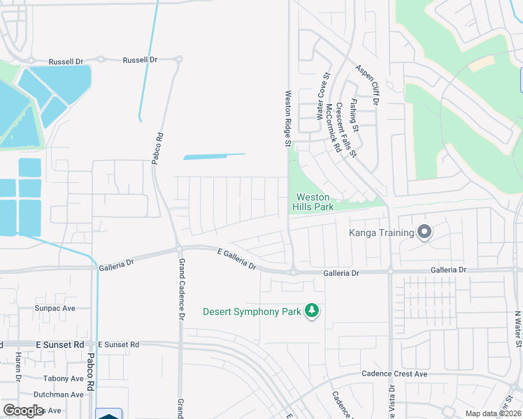 map of restaurants, bars, coffee shops, grocery stores, and more near Weston Ridge Street in Henderson