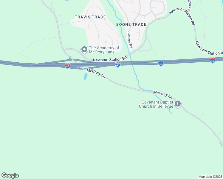 map of restaurants, bars, coffee shops, grocery stores, and more near 8101 Mc Crory Lane in Nashville