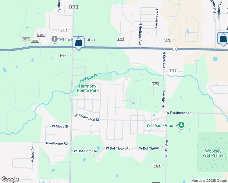 map of restaurants, bars, coffee shops, grocery stores, and more near 600 Rocky Crossing in Fayetteville