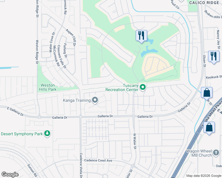 map of restaurants, bars, coffee shops, grocery stores, and more near 298 Via Del Salvatore in Henderson