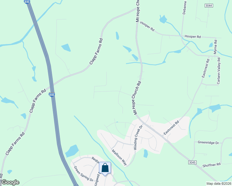 map of restaurants, bars, coffee shops, grocery stores, and more near 510 Cabaret Road in McLeansville