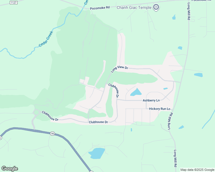 map of restaurants, bars, coffee shops, grocery stores, and more near 505 Long View Drive in Youngsville
