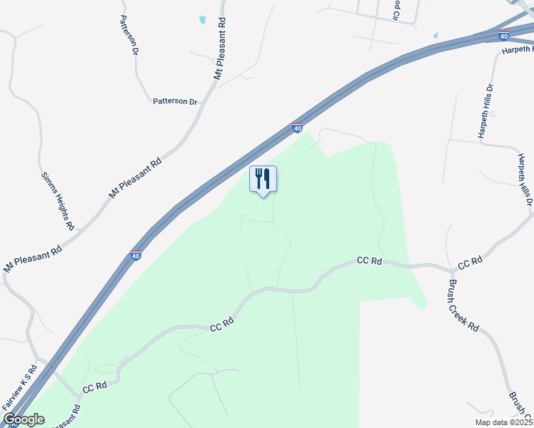 map of restaurants, bars, coffee shops, grocery stores, and more near 1032 Cross Country Drive in Kingston Springs