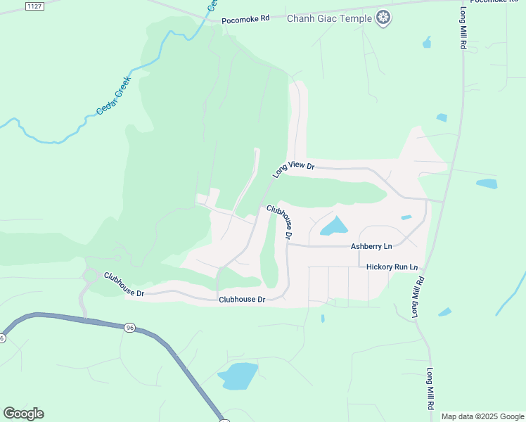 map of restaurants, bars, coffee shops, grocery stores, and more near 505 Long View Drive in Youngsville