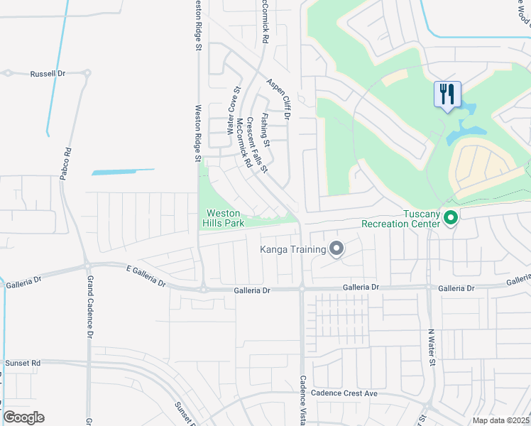 map of restaurants, bars, coffee shops, grocery stores, and more near 917 Heritage Cove Drive in Henderson