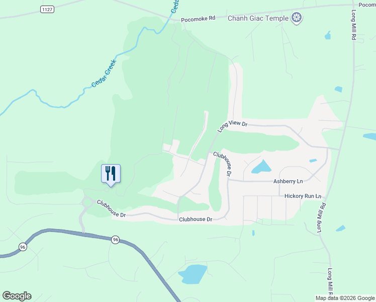 map of restaurants, bars, coffee shops, grocery stores, and more near 35 North Ridge View Way in Franklinton