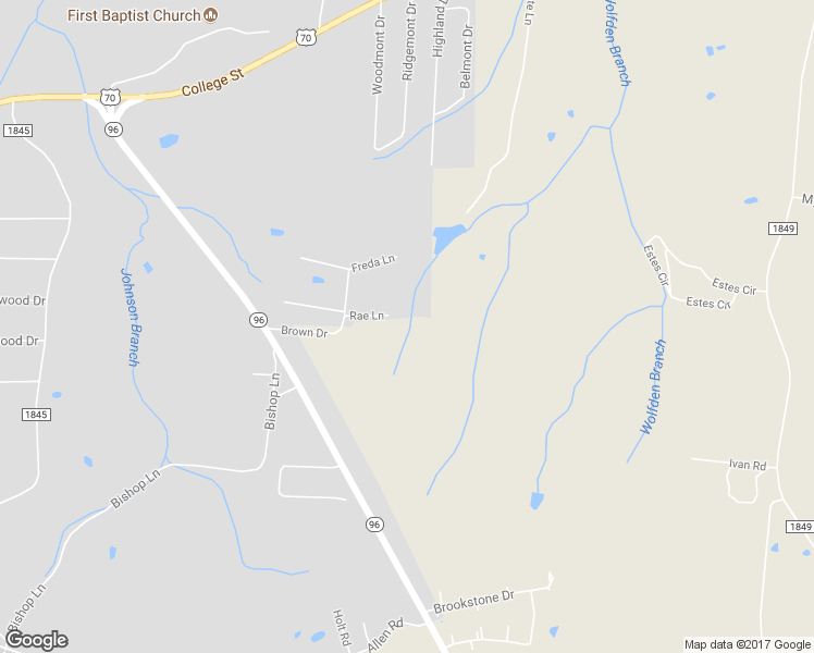 map of restaurants, bars, coffee shops, grocery stores, and more near 112 Rae Lane in Burns