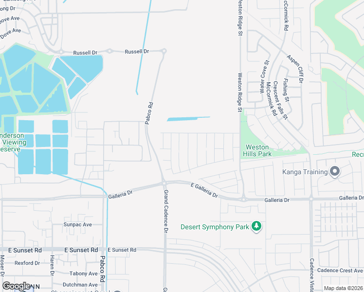 map of restaurants, bars, coffee shops, grocery stores, and more near 2292-2620 Pabco Road in Henderson
