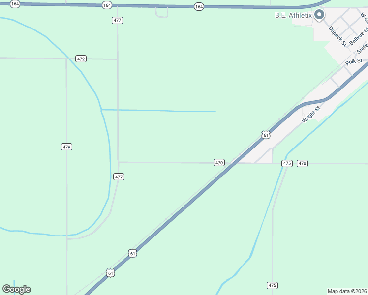 map of restaurants, bars, coffee shops, grocery stores, and more near 153 County Road 470 in Steele