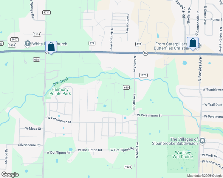 map of restaurants, bars, coffee shops, grocery stores, and more near 657 North Genevieve Avenue in Fayetteville