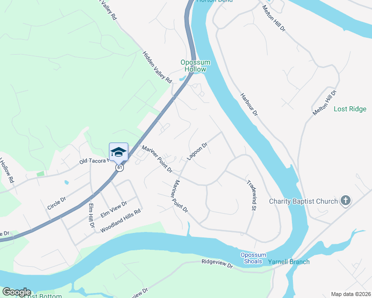 map of restaurants, bars, coffee shops, grocery stores, and more near 109 Meridian Way in Clinton