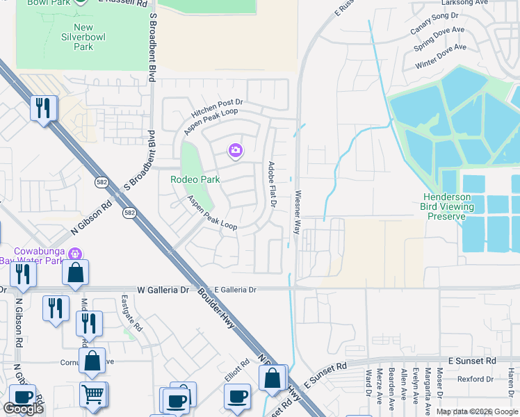 map of restaurants, bars, coffee shops, grocery stores, and more near 908 Moore Oaks Court in Henderson