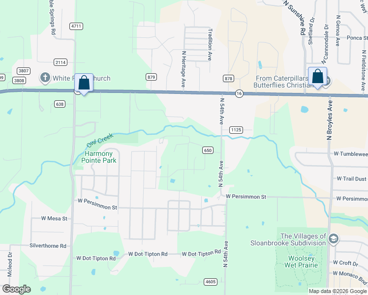 map of restaurants, bars, coffee shops, grocery stores, and more near 657 North Genevieve Avenue in Fayetteville