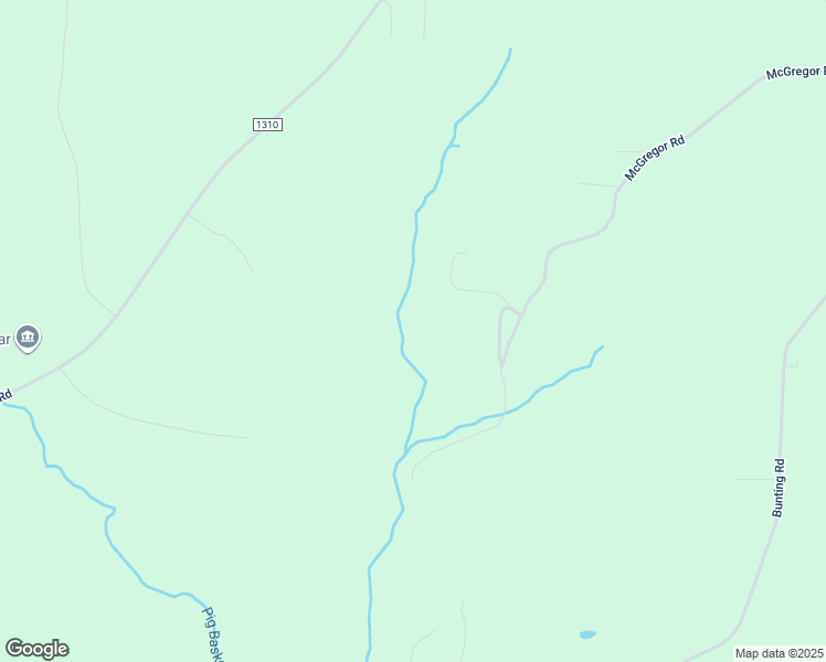 map of restaurants, bars, coffee shops, grocery stores, and more near McGregor Road in Nashville