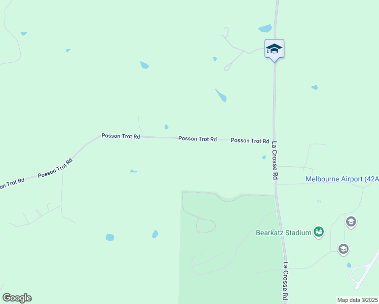 map of restaurants, bars, coffee shops, grocery stores, and more near 1921 Possum Trot Road in Melbourne