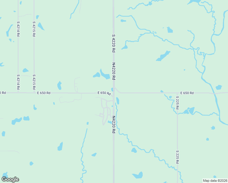 map of restaurants, bars, coffee shops, grocery stores, and more near E 650 Rd in Inola