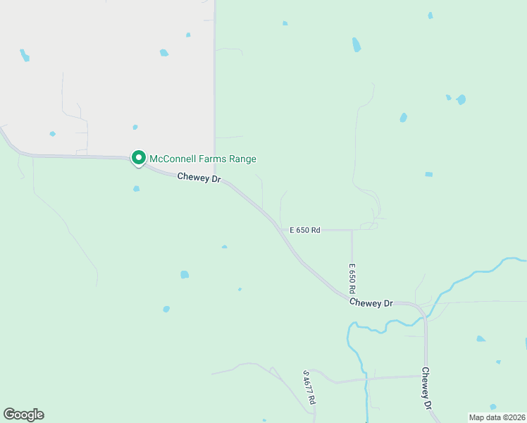 map of restaurants, bars, coffee shops, grocery stores, and more near 468168 East 648 Road in Watts