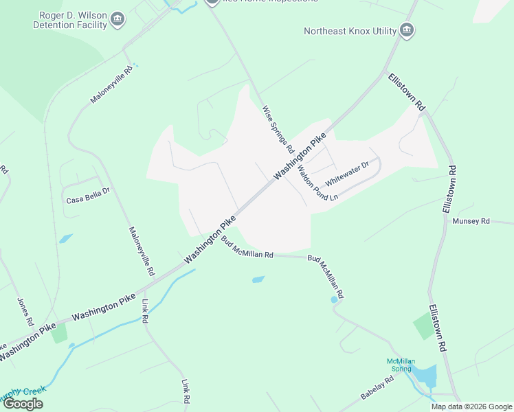 map of restaurants, bars, coffee shops, grocery stores, and more near 6908 Washington Pike in Knoxville