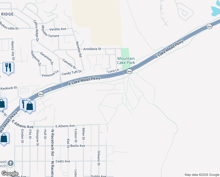 map of restaurants, bars, coffee shops, grocery stores, and more near 956 Soaring Moon Drive in Henderson