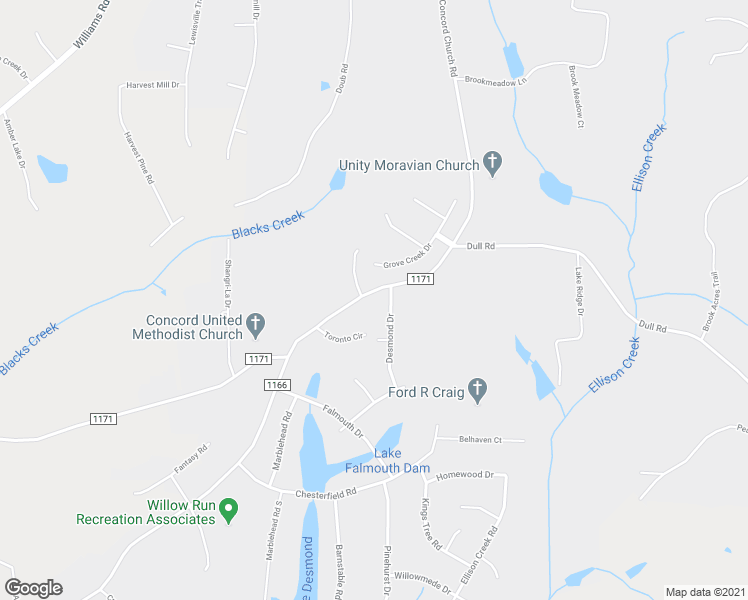 map of restaurants, bars, coffee shops, grocery stores, and more near 8704 Concord Church Road in Lewisville