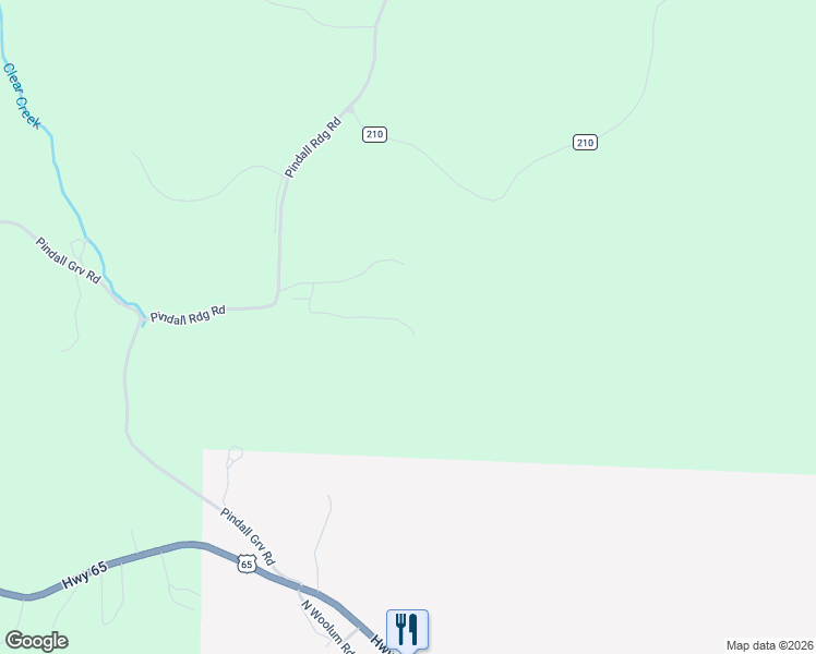 map of restaurants, bars, coffee shops, grocery stores, and more near 389 Donkey Trail in Everton