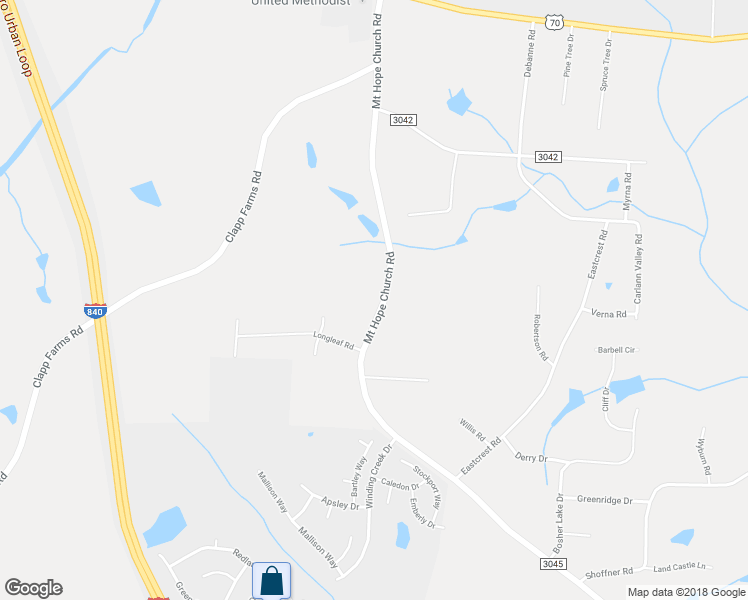 map of restaurants, bars, coffee shops, grocery stores, and more near 1424 Mount Hope Church Road in McLeansville