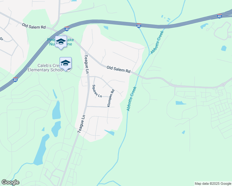 map of restaurants, bars, coffee shops, grocery stores, and more near 1340 Salem Crossing Road in Kernersville