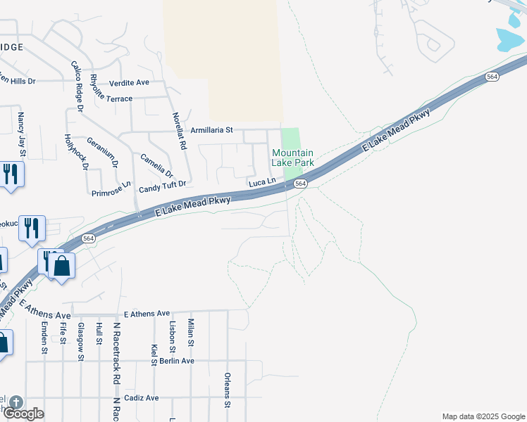 map of restaurants, bars, coffee shops, grocery stores, and more near 976 Soaring Moon Drive in Henderson