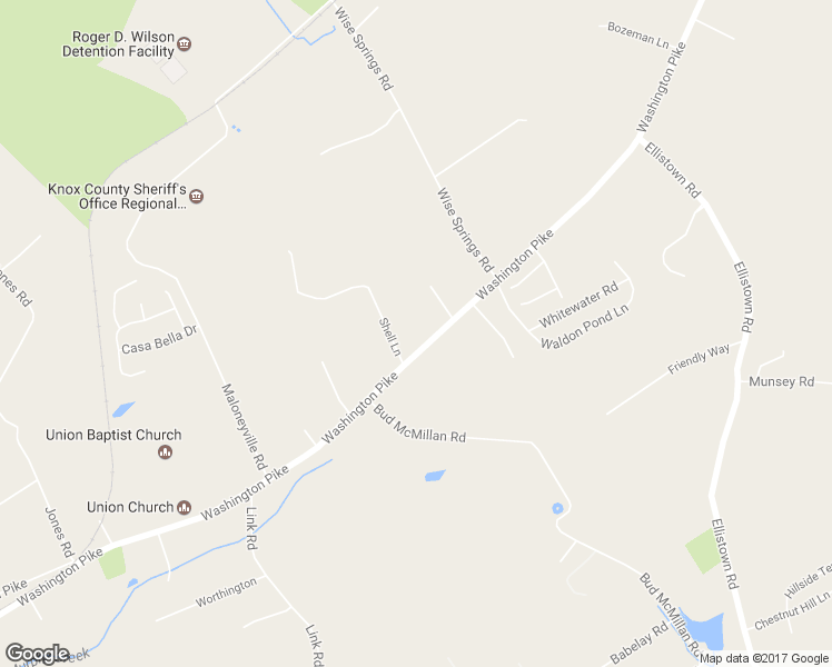 map of restaurants, bars, coffee shops, grocery stores, and more near 6907 Washington Pike in Knoxville