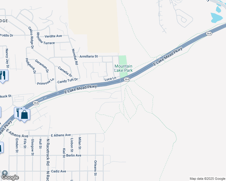 map of restaurants, bars, coffee shops, grocery stores, and more near 976 Soaring Moon Drive in Henderson