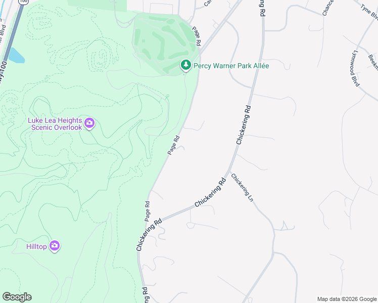 map of restaurants, bars, coffee shops, grocery stores, and more near 1358 Page Road in Nashville