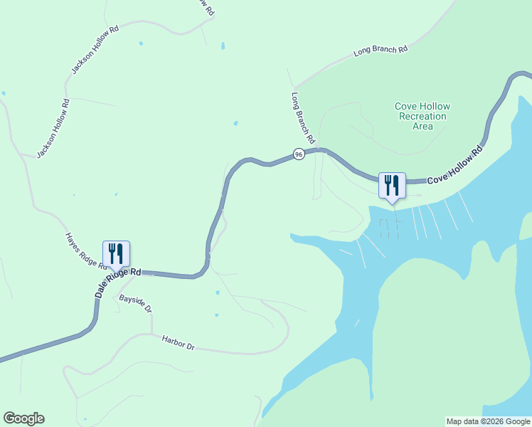 map of restaurants, bars, coffee shops, grocery stores, and more near 7720 Dale Ridge Road in Liberty
