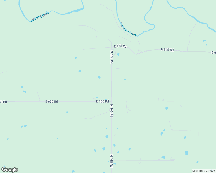 map of restaurants, bars, coffee shops, grocery stores, and more near 6947 North 460 Road in Hulbert