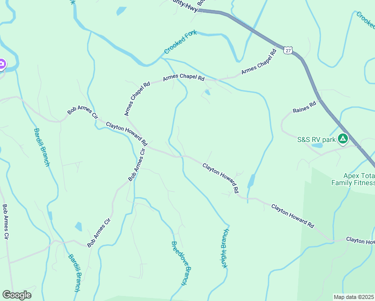 map of restaurants, bars, coffee shops, grocery stores, and more near 492 Clayton Howard Road in Wartburg