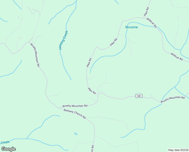 map of restaurants, bars, coffee shops, grocery stores, and more near 850 Pike Road in Moravian Falls