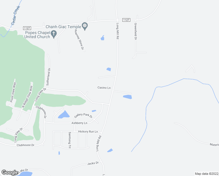 map of restaurants, bars, coffee shops, grocery stores, and more near 3 Casino Lane in Franklinton