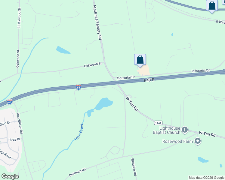 map of restaurants, bars, coffee shops, grocery stores, and more near 7328 Old Country Lane in Mebane