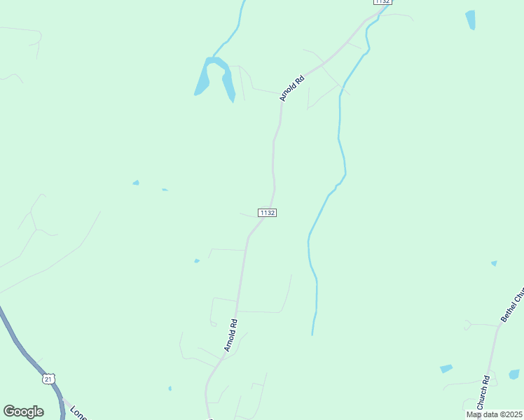 map of restaurants, bars, coffee shops, grocery stores, and more near 3320 Arnold Road in Hamptonville