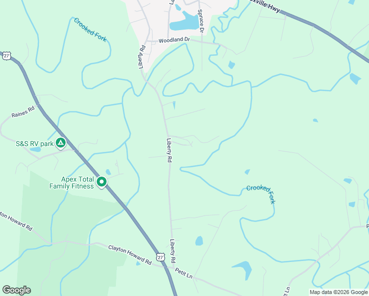 map of restaurants, bars, coffee shops, grocery stores, and more near 114 Pine Lane in Wartburg