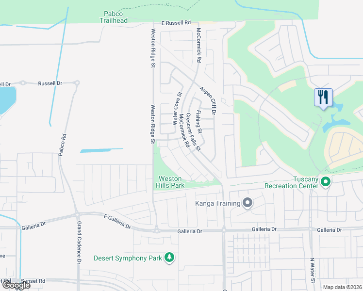 map of restaurants, bars, coffee shops, grocery stores, and more near 982 Sable Chase Place in Henderson