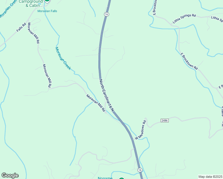 map of restaurants, bars, coffee shops, grocery stores, and more near 4691 North Carolina 16 in Moravian Falls