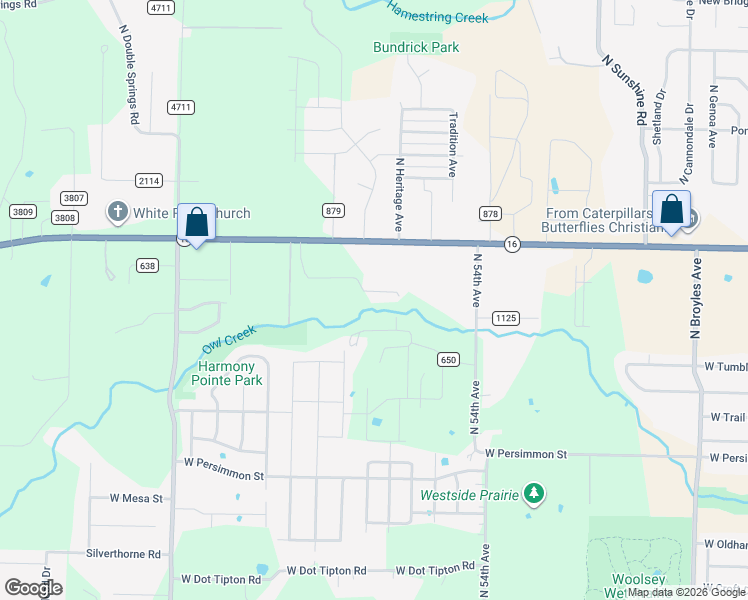 map of restaurants, bars, coffee shops, grocery stores, and more near 5850 West Tackett Drive in Fayetteville