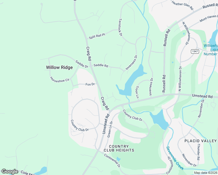 map of restaurants, bars, coffee shops, grocery stores, and more near 304 Kinross Court in Durham