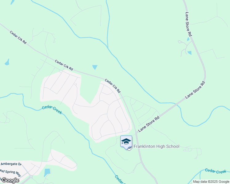 map of restaurants, bars, coffee shops, grocery stores, and more near 680 Hawksbill Drive in Franklinton