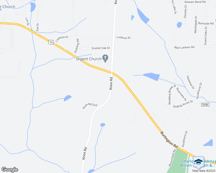 map of restaurants, bars, coffee shops, grocery stores, and more near 5936 Burlington Road in McLeansville